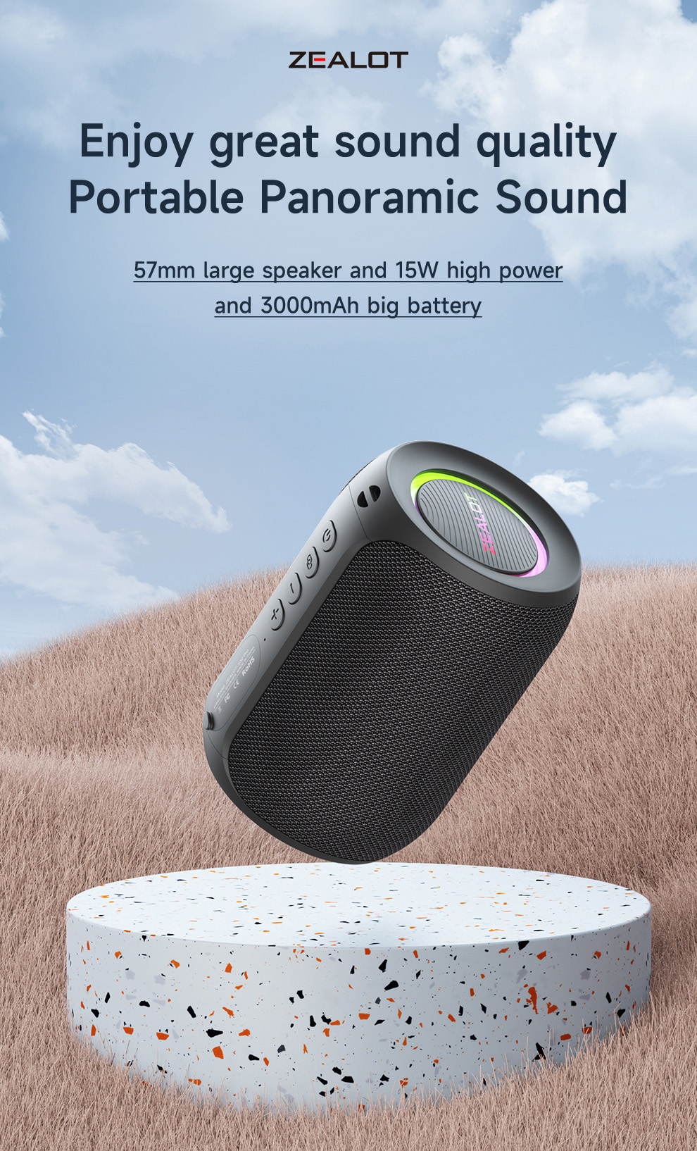 S32 Pro Portable Bluetooth Speaker-ZEALOT